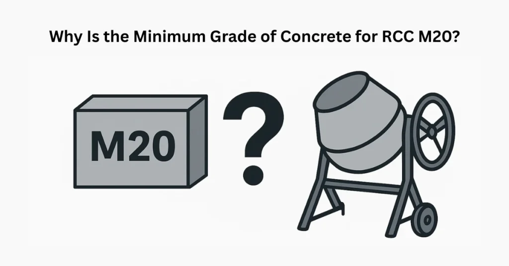 RCC construction minimum concrete grade